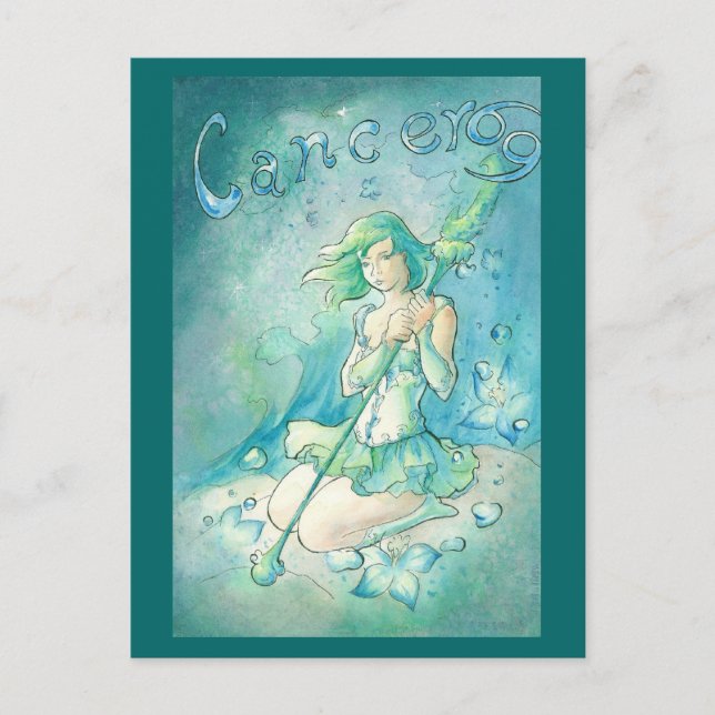 Cartão Postal Cancer (Frente)