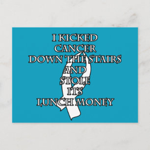 Cartão Postal Cancer Bully (Fita Branca)