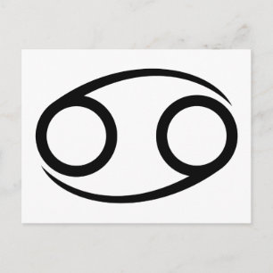 Cartão Postal cancer-caranguejo-grego horoscópio zodiaco