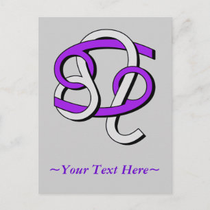 Cartão Postal Cancer & Leo PGy