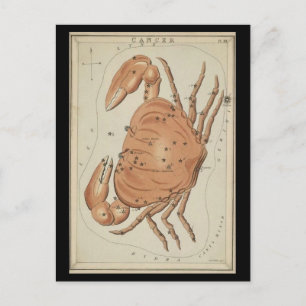 Cartão Postal Cancer o caranguejo