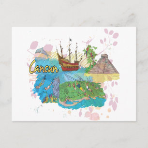 Cartão Postal Cancun