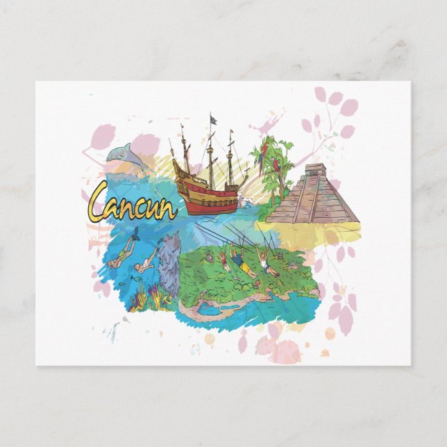 Cartão Postal Cancun (Frente)