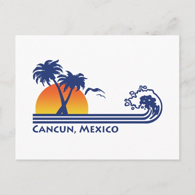 Cartão Postal Cancun México (Frente)