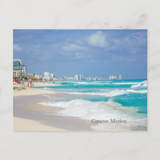 Cartão Postal Cancun Mexico Beach