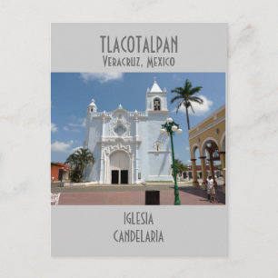 Cartão Postal Candelaria Church-Tlacotalpan, Veracruz
