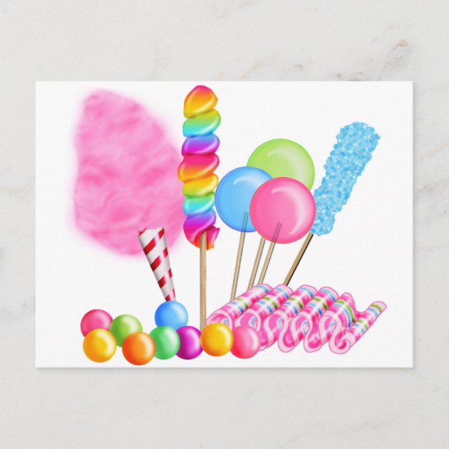 Cartão Postal Candy Circus (Frente)