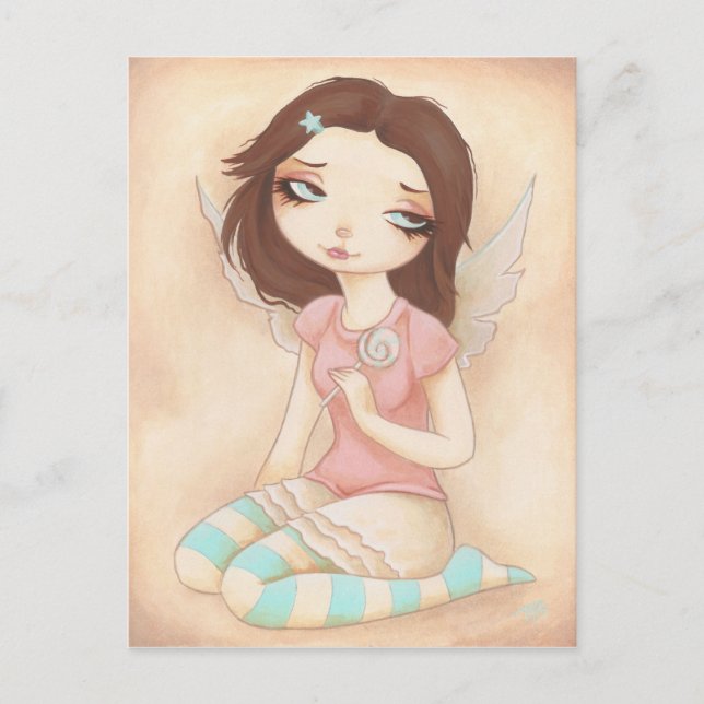 Cartão Postal CANDY FAIRY algo doce (Frente)