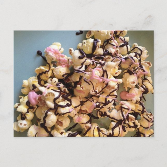 Cartão Postal Candy Popcorn (Frente)