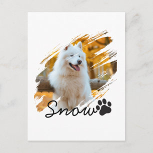 Cartão Postal Caneca com Foto & Nome de Animal de Estimação Pers