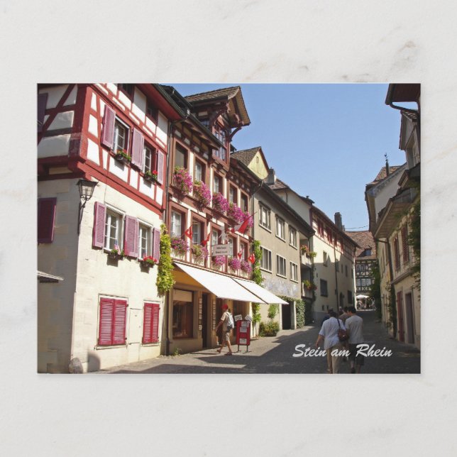 Cartão postal caneca de cerveja am Rhein (Frente)