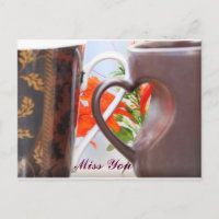 Canecas dadas forma coração do punho