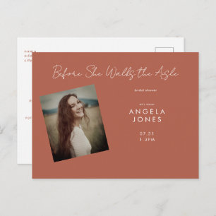 Cartão Postal Canela Antes De Andar Pelo Chá de panela Fotográfi