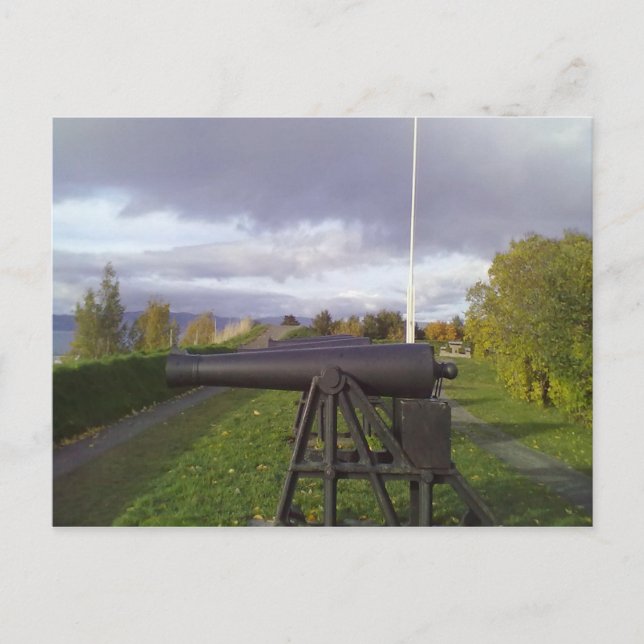 Cartão Postal Canhão antigo (Frente)