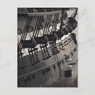 Cartão Postal Canhões de estibordo da Constituição dos EUA