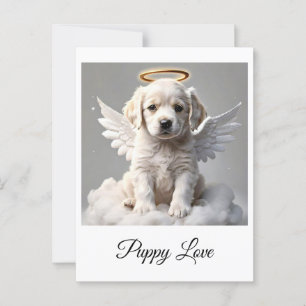 CARTÃO POSTAL "CANINE CHERUB"