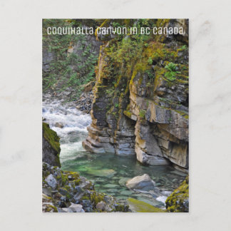 Cartão Postal Cânion Coquihalla em BC Canadá