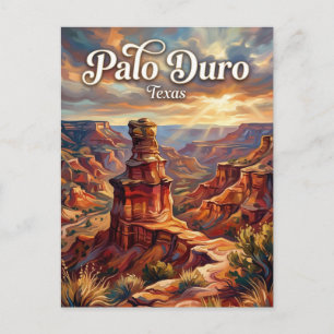 Cartão Postal Cânion Palo Duro Texas