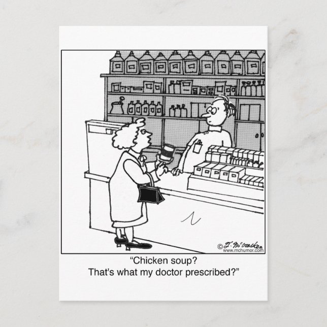 Cartão Postal Canja é Minha Receita? (Frente)