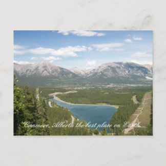 Cartão Postal Canmore, Alberta, o melhor lugar na Ea...
