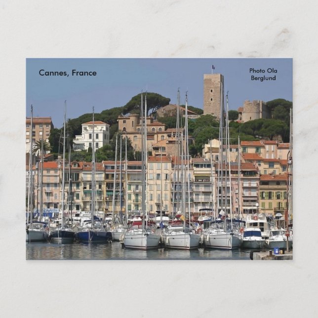 Cartão Postal Cannes, França, Photo Ola Berglund (Frente)
