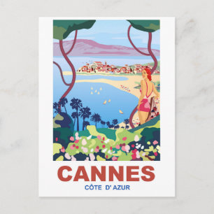 Cartão Postal Cannes, View on French Riviera