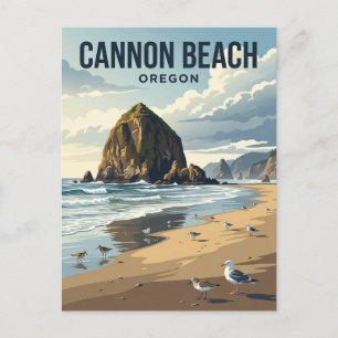 Cartão Postal Cannon Beach Oregon