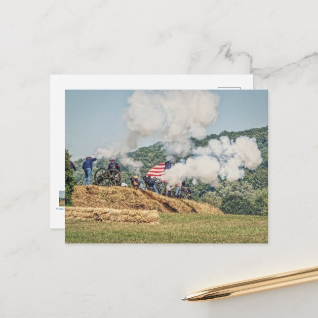 Cartão Postal Cannon Fire (Frente/Verso In Situ)