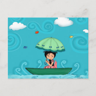 Cartão Postal canoa