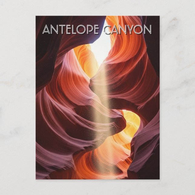Cartão Postal Câñon do Antílope - Lembrança (Frente)