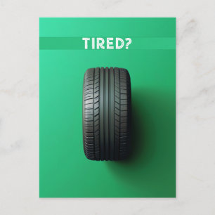 Cartão Postal Cansado
