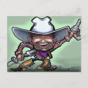 Cartão Postal Cantando Cowboy