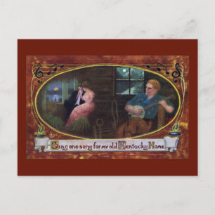 Cartão Postal Cante uma canção para a minha antiga casa no Ken