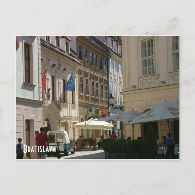 Cartão Postal Canto entoado em Bratislava (Frente)