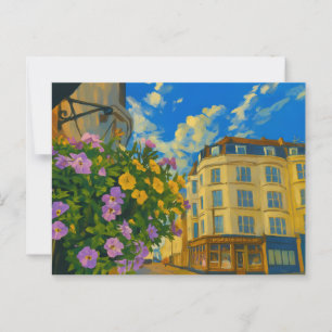 Cartão Postal Canto Sangrento - Rua Europeia Vibrante