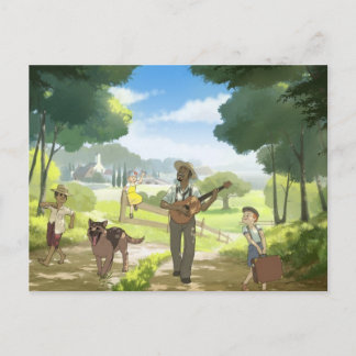 Cartão Postal Cantor de Blues sai da cidade