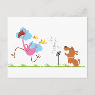 Cartão Postal Cantor do cachorrinho