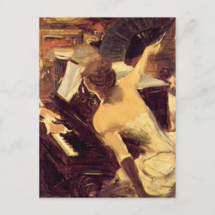 Cartão Postal Cantor Mondana - Boldini