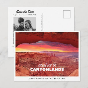 Cartão Postal Canyonlands National Park Casamento Save the Date