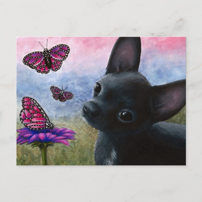 Cartão Postal Cão 91 Chihuahua (Frente)