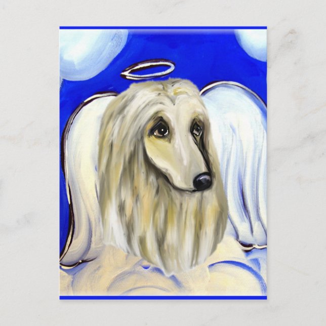 CARTÃO POSTAL CÃO AFEGÃO (Frente)