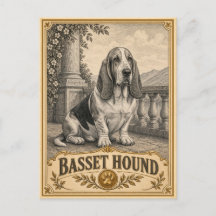 Cão Basset Hound, Cão Patrimônio Vintage