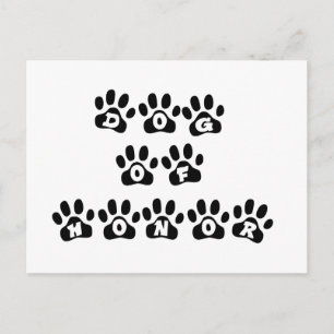 Cartão Postal Cão da honra