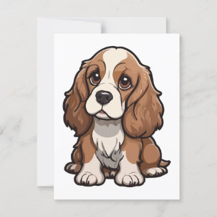 Cartão Postal Cão de Basset Hound