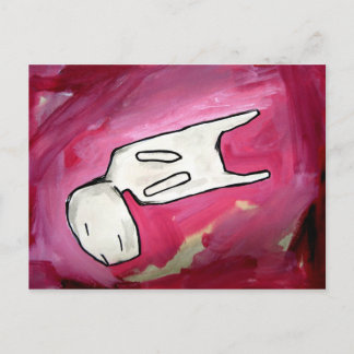 Cartão Postal cão do sono Dino