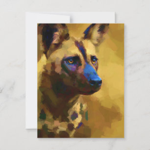 Cartão Postal Cão Maravilhoso Africano