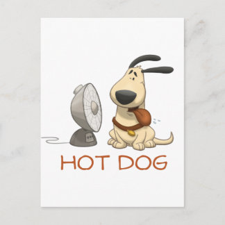 Cartão Postal Cão quente