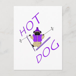 Cartão Postal Cão quente