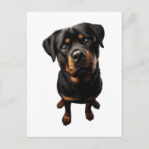 Cartão Postal cão rottweiler