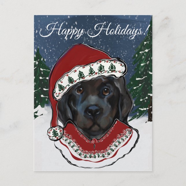 Cartão Postal Cão Terra Nova   (Frente)